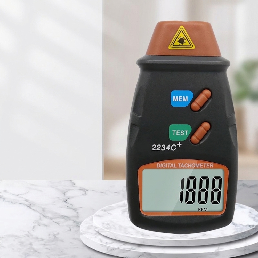 Industrial Laser Tachometer - Tachymètre laser numérique sans contact, compteur