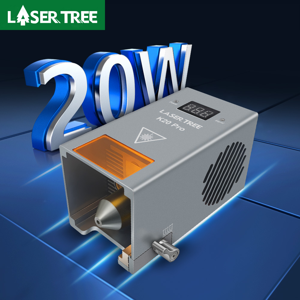 Metal Laser Cutter Head - Tête LASER 20W, puissance optique, avec