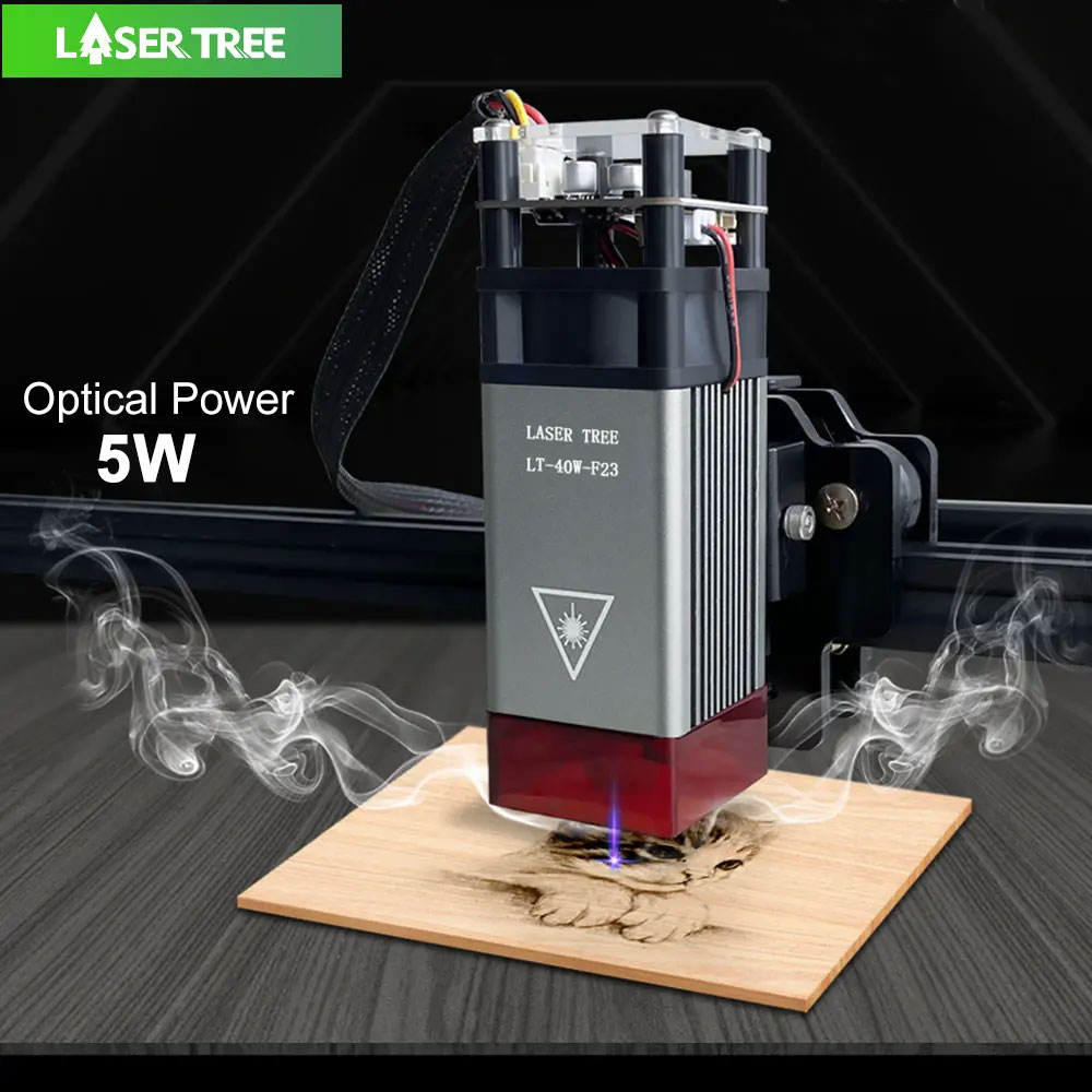 Metal Laser Cutter Head - Laser arbre 4w 5W, Module Laser