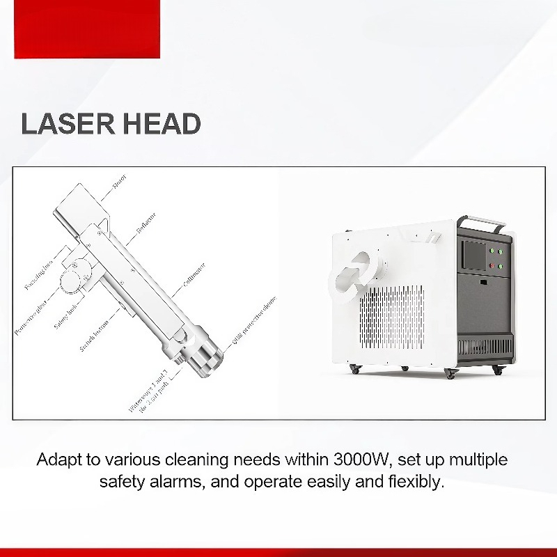 Nettoyeur laser portatif indus - Industrial Laser Cleaning Machine avis et prix
