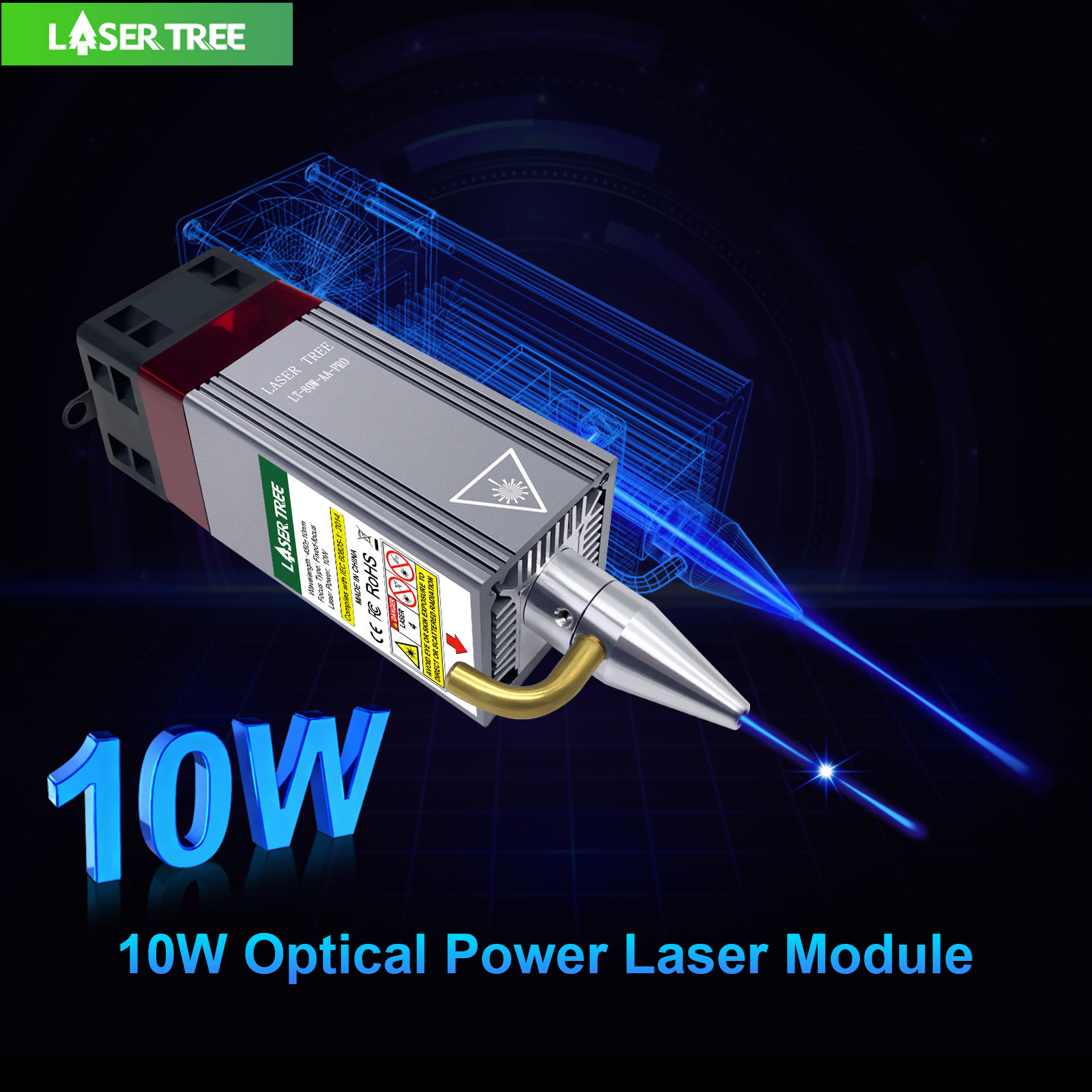 LASER Lanka E 5W 10W technolog - Metal Laser Cutter Head avis et prix