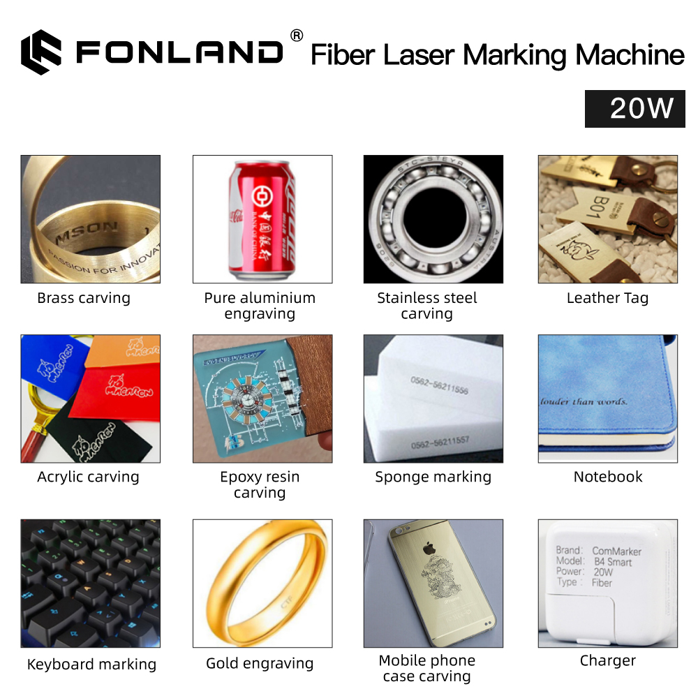 Machine de marquage laser à fi - Industrial Laser Engraving Machine For Metal avis et prix