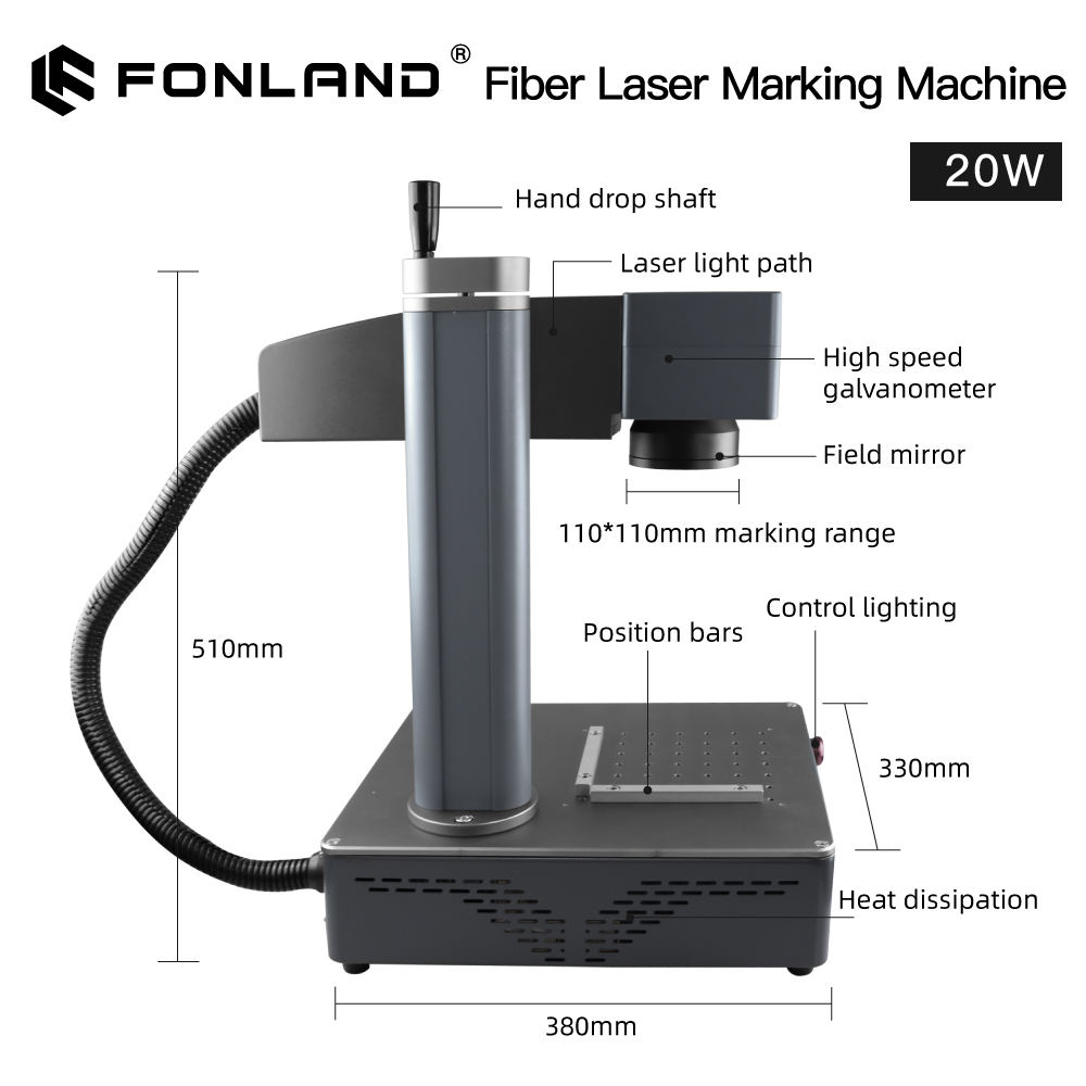 Machine de marquage laser à fi - Industrial Laser Engraving Machine For Metal avis et prix