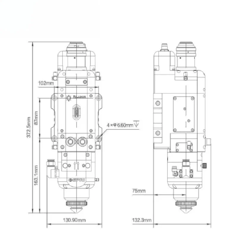 Tête de découpe Laser à Fiber  - Metal Laser Cutter Head avis et prix
